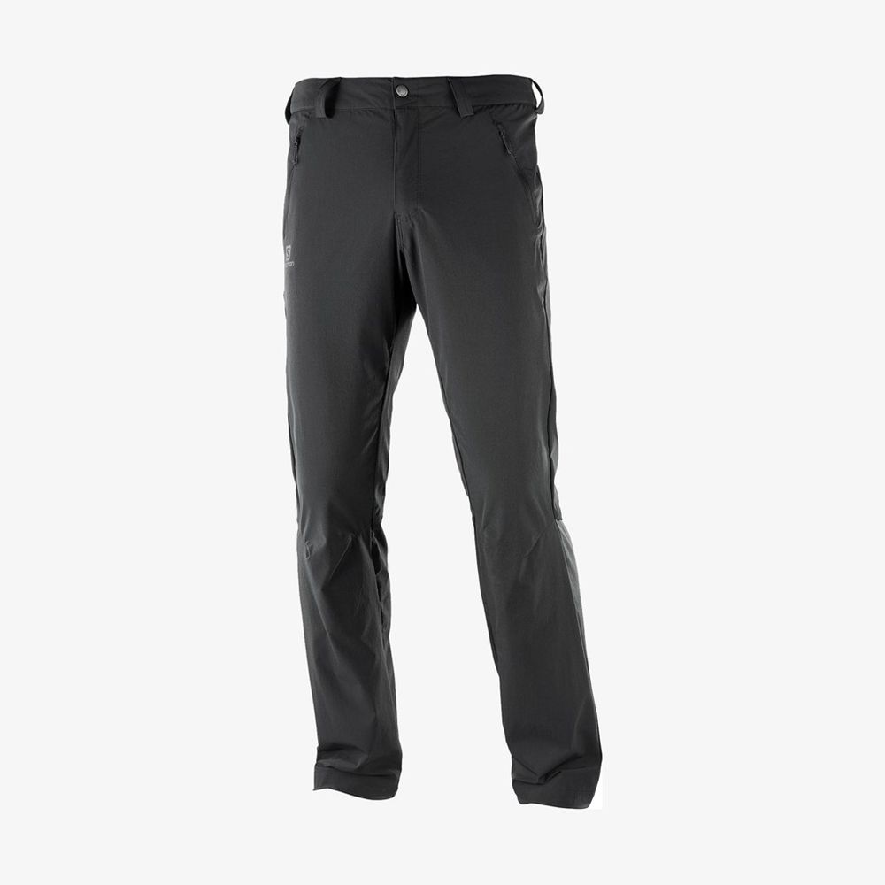 Salomon WAYFARER STRAIGHT LT Pantalones Hombre - Negras - Colombia (82495-XAKJ)